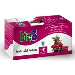 Bio3 Bie3 Te Frutas Del Bosque 25 Filtros
