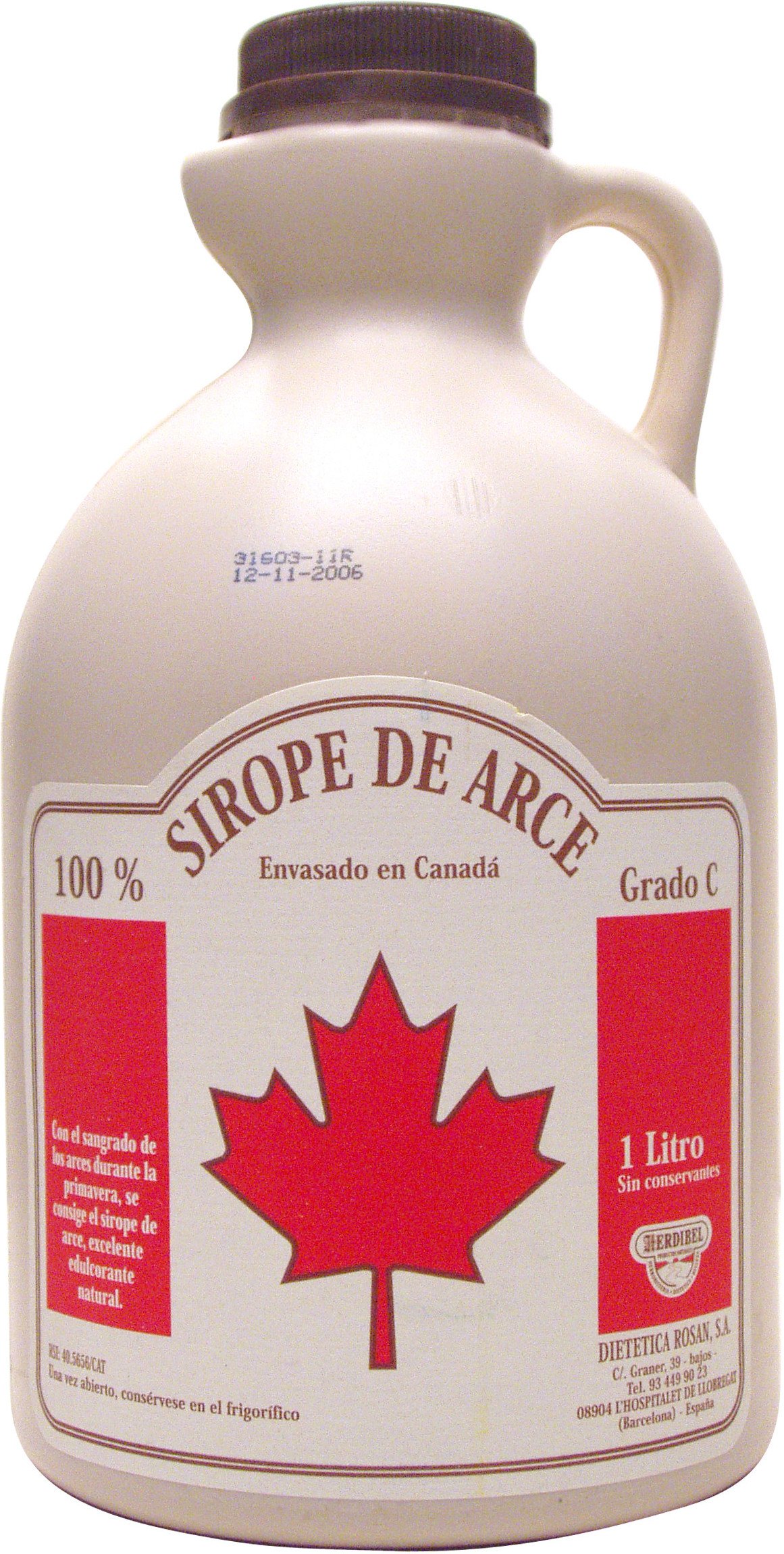 Herdibel Sirope De Arce Grado C Jarra 1 Litro Herdibel Sirope De Arce Grado C Jarra 1 Litro