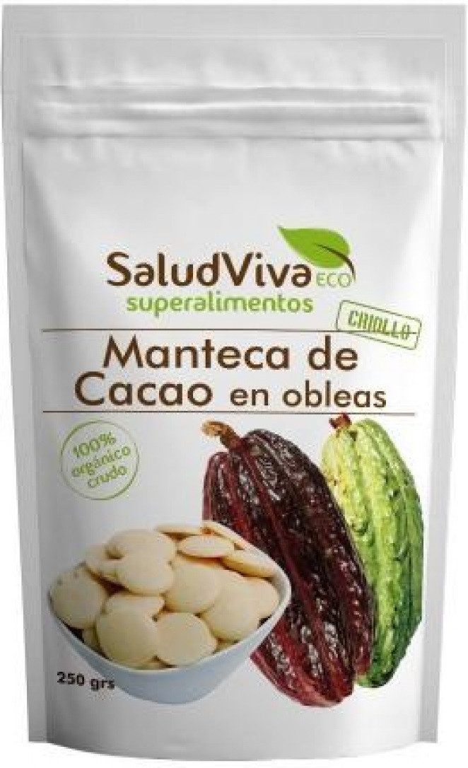 Salud Viva Manteca De Cacao En Obleas 250 Grs. Eco Salud Viva Manteca De Cacao En Obleas 250 Grs. Eco