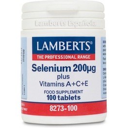 Lamberts Sélénium 200/ug Plus 100 Comprimés