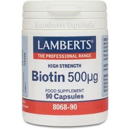 Lamberts Biotina 500/ug 90 Caps