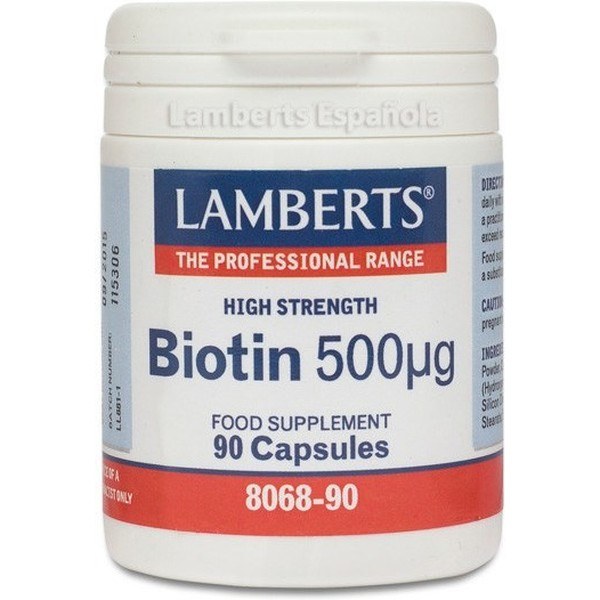 Lamberts Biotina 500/ug 90 Caps