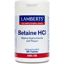 Lamberts Betaine Hcl 324 mg 180 comprimidos