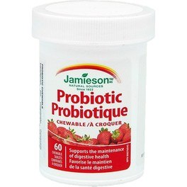 Jamieson Probiotic Masticable 60 Comprimidos