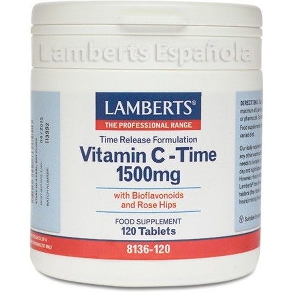 Lamberts Vitamina C Liberacion Sostenida 1500mg 120 Tabs