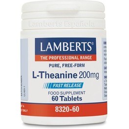 Lamberts L-teanina 200 mg 60 comprimidos