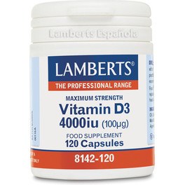 Lamberts Vitamina D 4000 Iu 100µg 120 Comprimidos