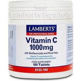 Lamberts Vitamina C 1000mg 180tab Com Bioflavonóides