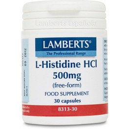 Lamberts L-histidina Hci 500mg 30