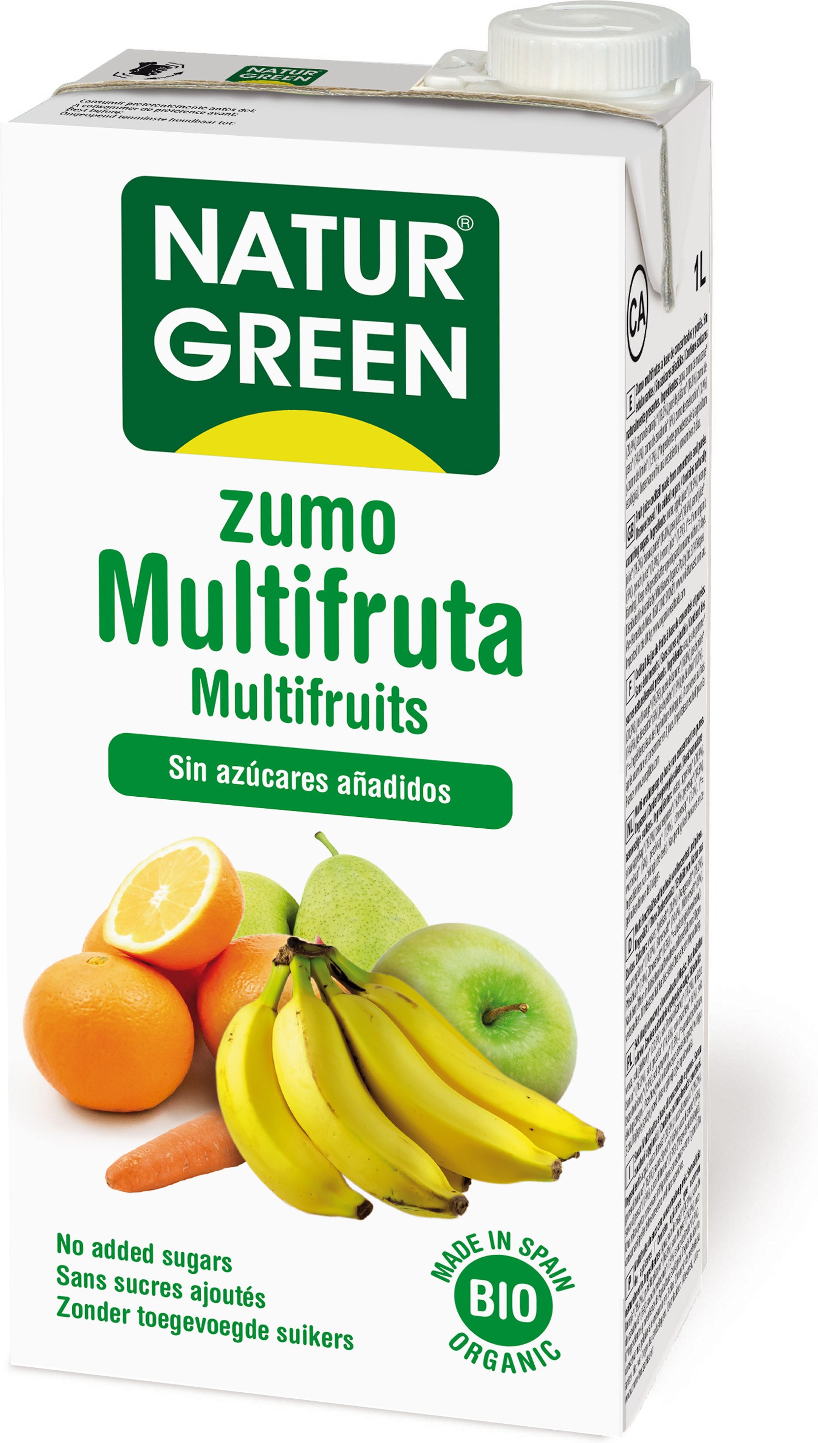 Naturgreen Zumo Multifrutas 1 Litro Naturgreen Zumo Multifrutas 1 Litro