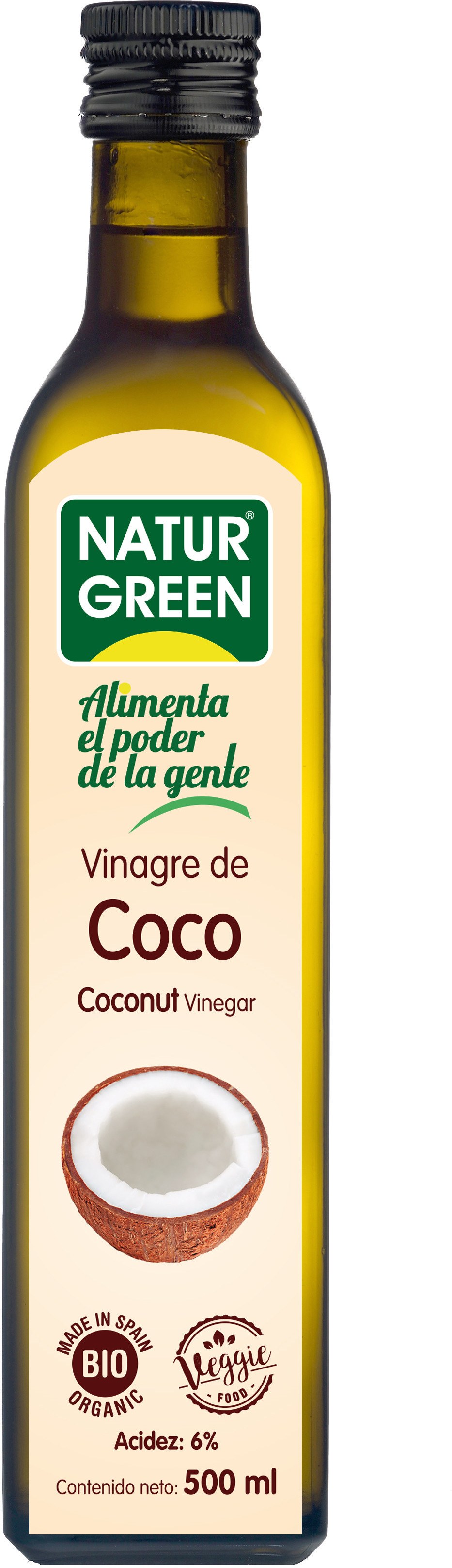 Naturgreen Vinagre De Coco Bio 500 Ml Naturgreen Vinagre De Coco Bio 500 Ml