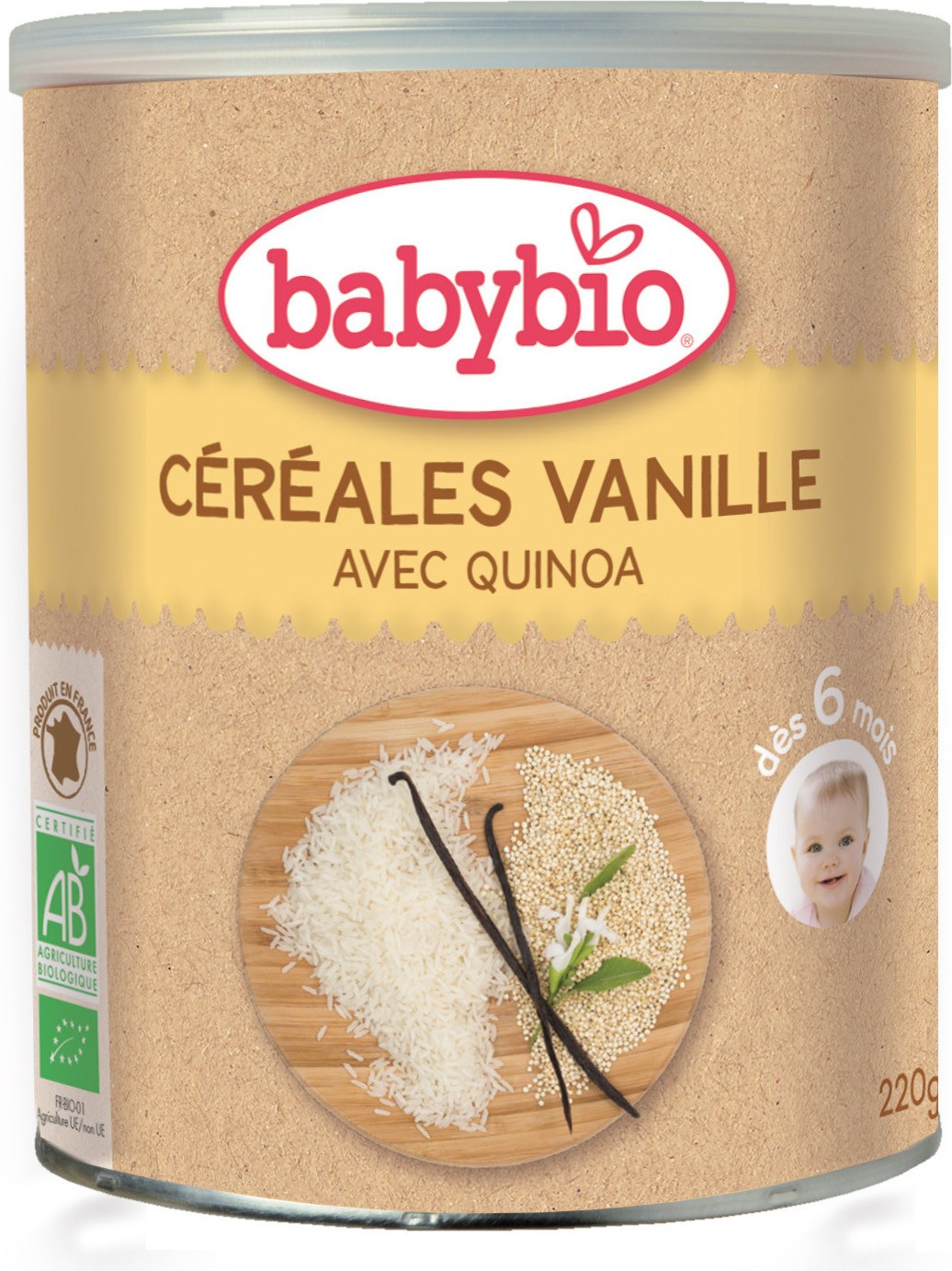 Babybio Cereales Vainilla 220 Gr Babybio Cereales Vainilla 220 Gr