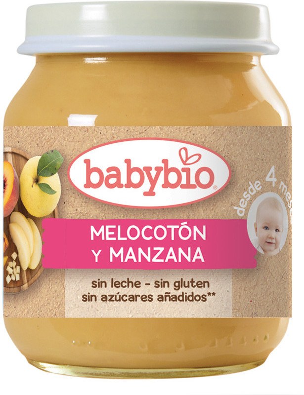 Babybio Potito Melocoton Manzana 130 Gr Babybio Potito Melocoton Manzana 130 Gr
