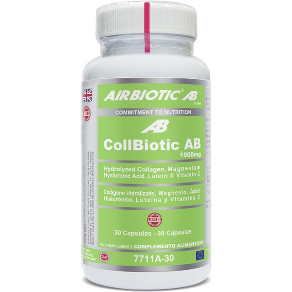 Airbiotic Collbiotic Ab 1000 Mg Colageno,magnesio, Acido Hia