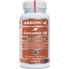 Airbiotic Curcumin Ab Complex 10000mg Curcuma Bromelain Pipe