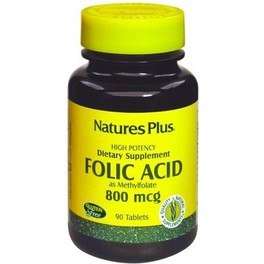 Natures Plus Acido Folico 90 Comp