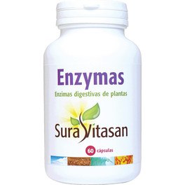 Sura Vitasan Enzymes 500 mg 60 cápsulas