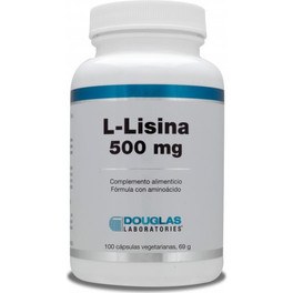 Douglas L-lisina 500 Mg 100 Caps