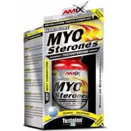 Amix Myosterones 90 Capsules - Favorise le développement musculaire / Teneur élevée en ecdystérone