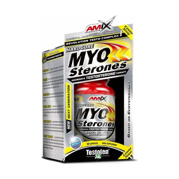 Amix Myosterones 90 Cápsulas - Promove o Desenvolvimento Muscular / Alto Teor de Ecdisterona