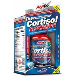 Amix Cortisol Blocker\'s 60 caps - Contrôle les niveaux de cortisol / Contient de la phosphatidylsérine et de la vitamine B6