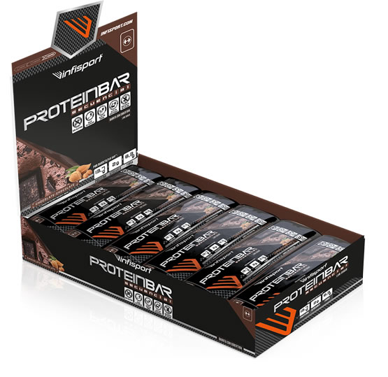 InfiSport Protein Bar Secuencial 24 barritas x 40 gr InfiSport Protein Bar Secuencial 24 barritas x 40 gr