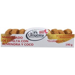 Campesina Bio Mantecados Almendra-coco Veg 190g