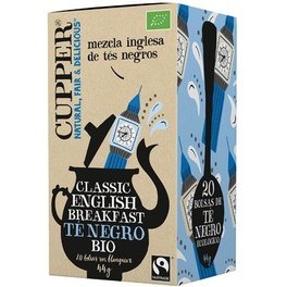 Cupper Classic English Breakfast Bio 20 Bolsas