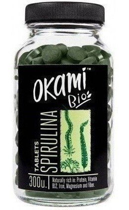 Okami Bio Spirulina Tabletas 150g (300un ) Okami Bio Spirulina Tabletas 150g (300un )