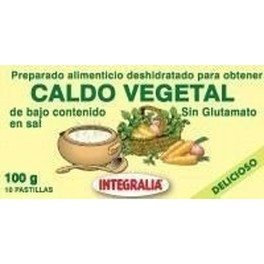 Integralia Eco Bouillon de Légumes Sans Sel Marin 6 Cubes X 10 Gr