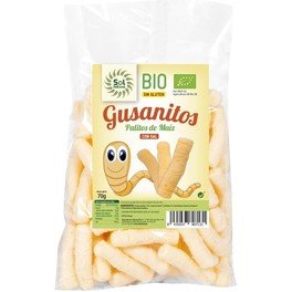 Solnatural Gusanitos De Maiz Gigantes Bio 70 G