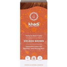 Khadi Herbal Color Castaño Dorado 100 G