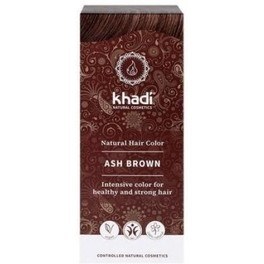 Khadi Herbal Ash Marrom Cor 100 G