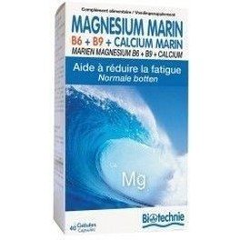 Biover Marine Magnésium B6+b9 40 Cap