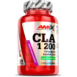 Amix CLA 1200 120 Comprimidos - Definición y Pérdida de Grasa / Potente Antioxidante - Sin Estimulantes