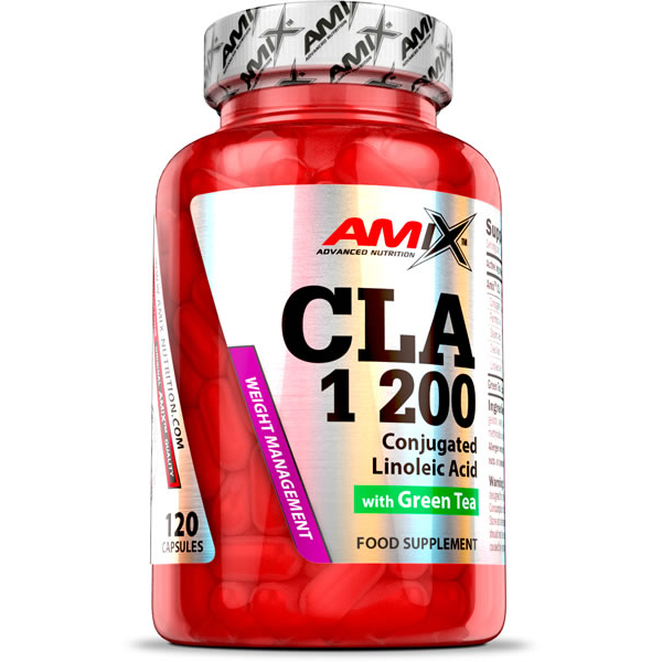 Amix CLA 1200 120 Comprimidos - Definición y Pérdida de Grasa / Potente Antioxidante - Sin Estimulantes