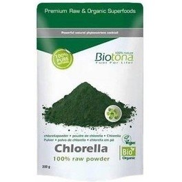 Biotona Chlorella Cruda En Polvo Chlorella Raw Powder 200g