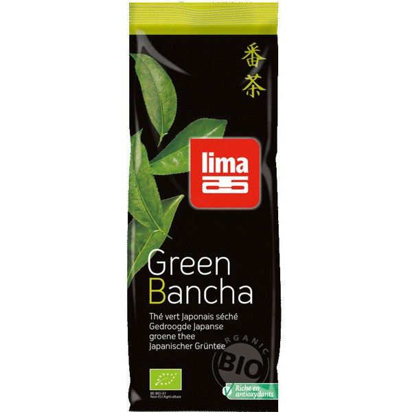 Thé Vert Citron Vert Feuilles De Bancha 100g Bio
