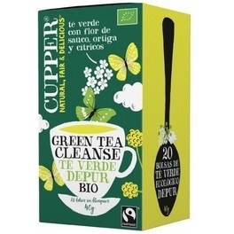 Cupper Green Tea Cleanse Bio 20 Bolsas