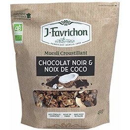J.favrichon Crunchy Muesli Chocolate Y Coco 450 G