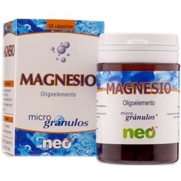 Neo - Magnesio - 50 Cápsulas - Complemento Alimenticio para Ayudar al Mantenimiento de Músculos, Nervios y Huesos Fuertes