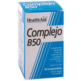 Health Aid Complejo B 50 30 Tabs