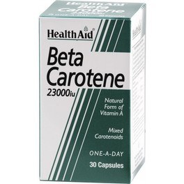 Health Aid Betacaroteno Natural 23000 Ui 30 Caps