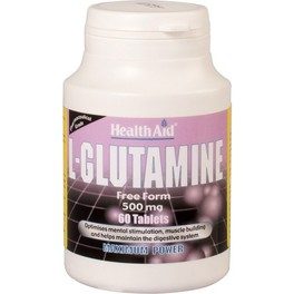 Health Aid L-glutamina 500 Mg X 60 Tabs
