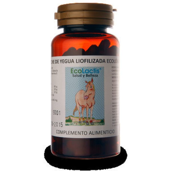 Ecolactis Biologische Gevriesdroogde Paardenmelk 90 Capsules