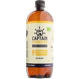 Captain Kombucha Pineapple Peach Splash 1 litro