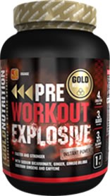 Gold Nutrition Pre Workout Explosive 1 kg Gold Nutrition Pre Workout Explosive 1 kg