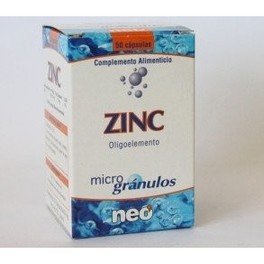 Neo - Zinc - 50 Cápsulas - Complemento Alimenticio Favorece la Función Cognitiva Normal y Reforzar el Sistema Inmunitario