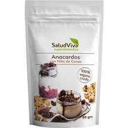Salud Viva Anacardos Con Nibs De Cacao 80 G