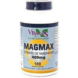 Vbyotic Magmax Magnesio Citrato 500 Mg 100 Capsulas